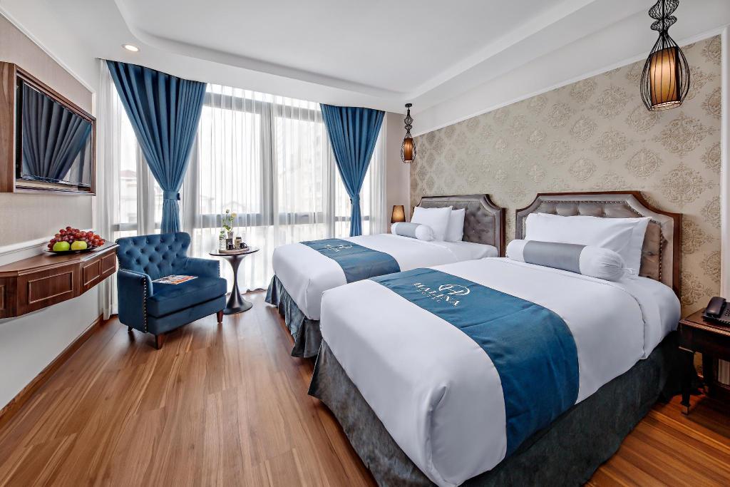 Halina Hotel and Apartment 객실 내부 예시
