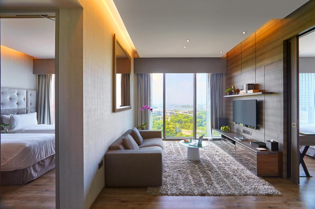 Pan Pacific Serviced Suites Beach Road, Singapore 객실 내부 예시