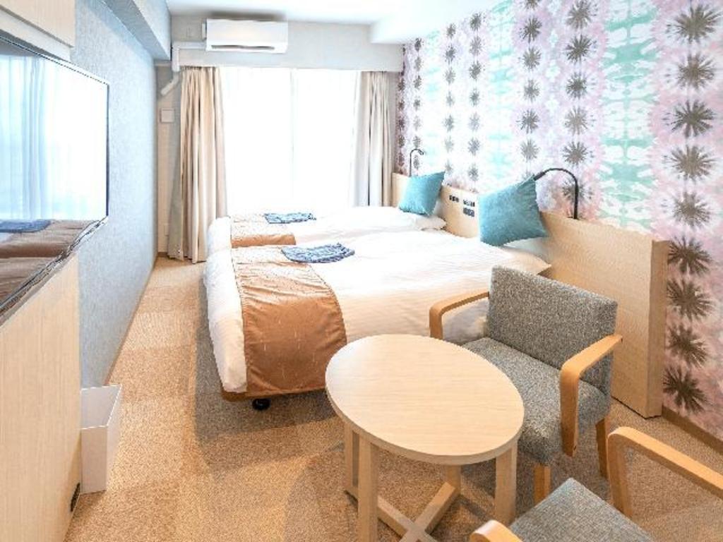 La'gent Hotel Okinawa Chatan Hotel and Hostel 객실 내부 예시