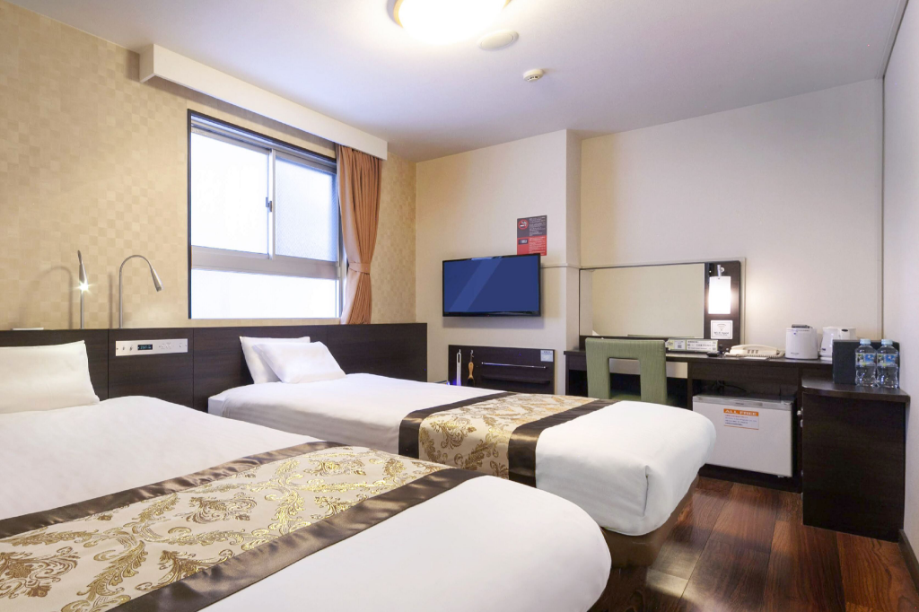 Dotonbori Hotel 객실 내부 예시