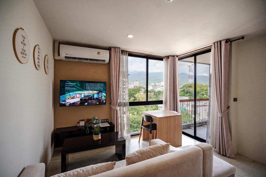 Cross Vibe Chiang Mai Decem Nimman Hotel 객실 내부 예시