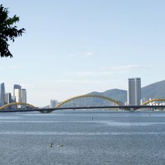 다낭 한강을 가로지르는 용다리